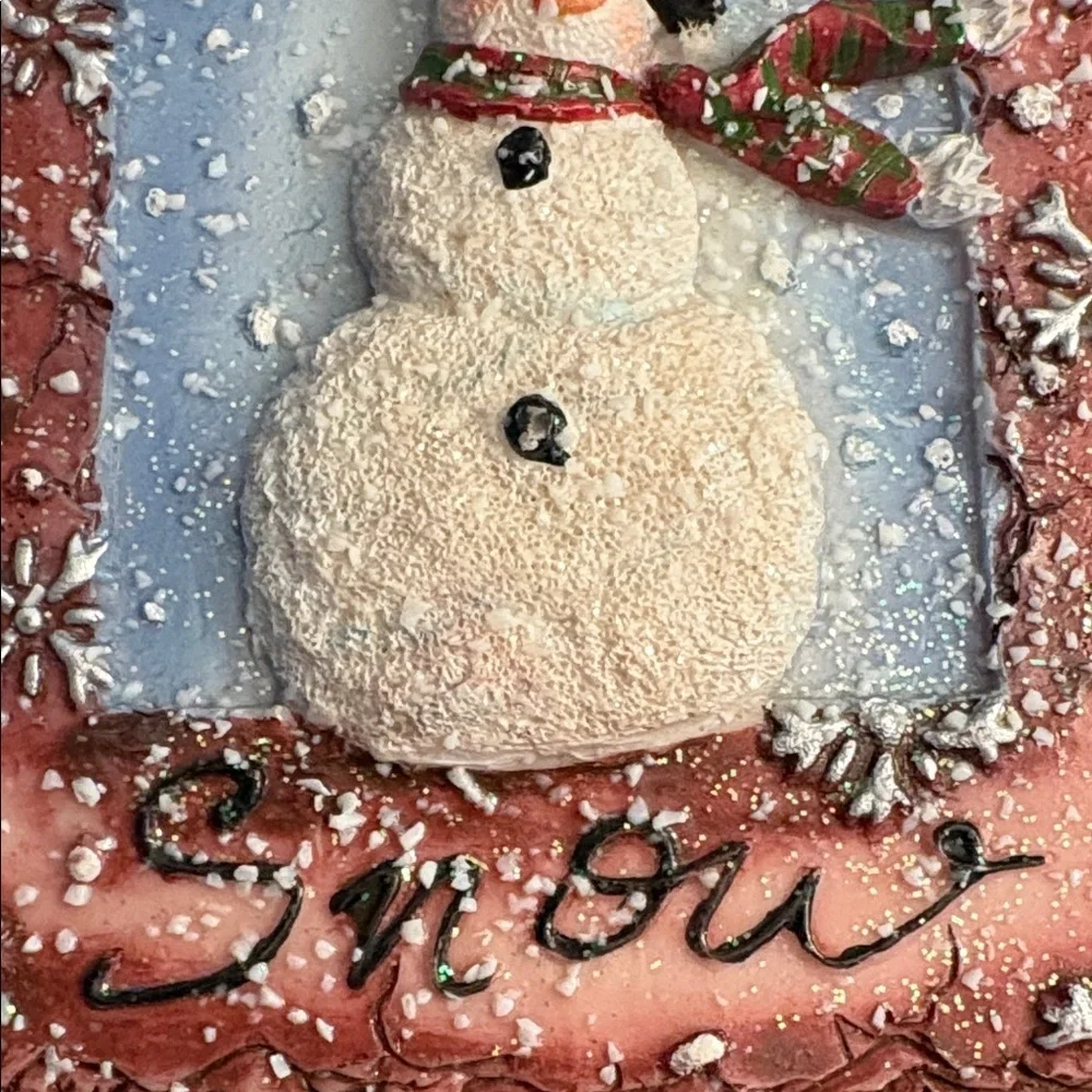 Festive Snowman Wall Hanging - Picture 4 of 4
